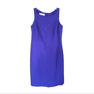 Jones New York Sleeveless Beaded Shift Dress